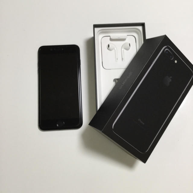 SIMフリー iPhone7plus 128GB ジェットブラック - スマートフォン本体
