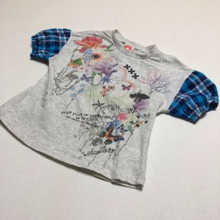 スカラー(ScoLar)のスカラーキッズカットソー 120とアナスイミニヘアゴムと時計柄ショートパンツ(Tシャツ/カットソー)