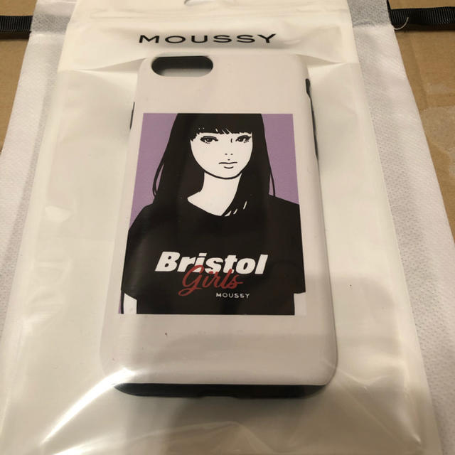 moussy(マウジー)のまさやん様専用 Bristol girls PHONE CASE WHITE レディースのファッション小物(その他)の商品写真