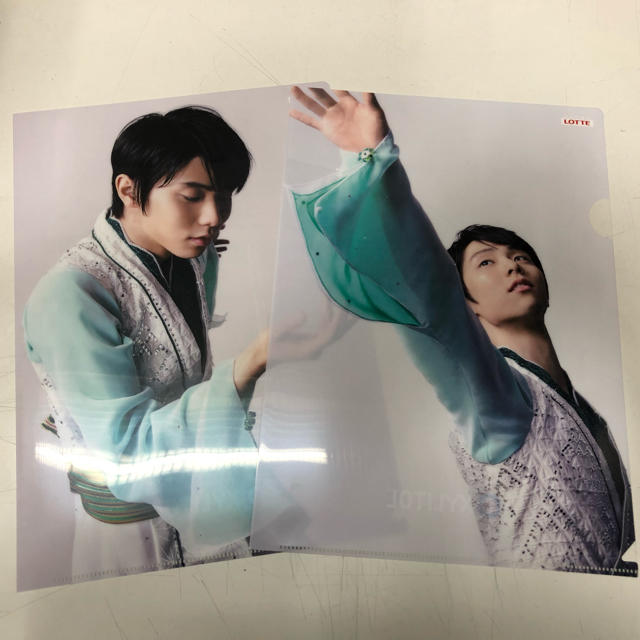 ■羽生結弦 クリアファイル 2枚セット ポプラ デイリーヤマザキ 新品・未使用 エンタメ/ホビーのタレントグッズ(スポーツ選手)の商品写真