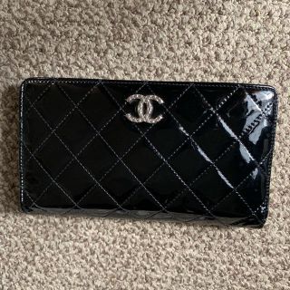 シャネル(CHANEL)のCHANEL 長財布 マトラッセ パテント(財布)