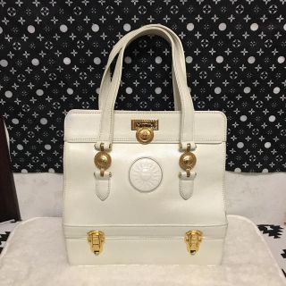 ヴェルサーチ(Gianni Versace) ハンドバッグ(レディース)(ホワイト
