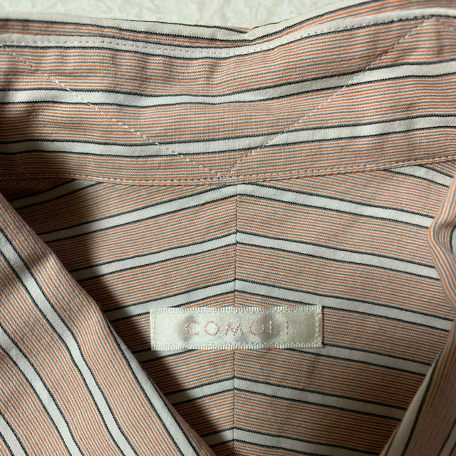 COMOLI(コモリ)のCOMOLI 18SS ピンクストライプ コモリ サイズ0 男女兼用 メンズのトップス(シャツ)の商品写真