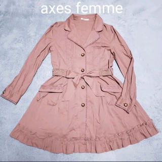 アクシーズファム(axes femme)のaxes femme シャツワンピ(ひざ丈ワンピース)