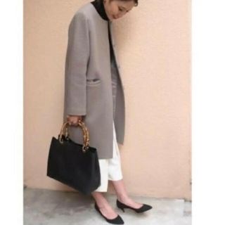 Spick and Span Noble ノーカラーコート