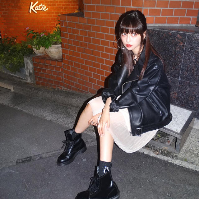 Katie(ケイティー)のKatie ライダース レディースのジャケット/アウター(ライダースジャケット)の商品写真