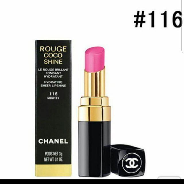 CHANEL(シャネル)のCHANEL♡ルージュココシャイン#116 マイティー コスメ/美容のベースメイク/化粧品(口紅)の商品写真