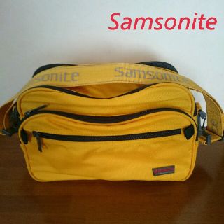 サムソナイト(Samsonite)のSamsonite  ショルダーバッグ   イエロー(ショルダーバッグ)