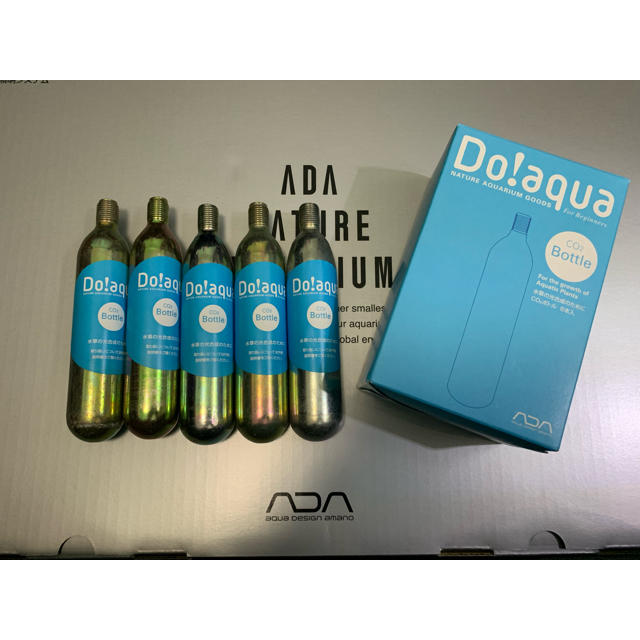 Aqua Design Amano(アクアデザインアマノ)のDo!aqua co2 ボンベ 5本セット その他のペット用品(アクアリウム)の商品写真