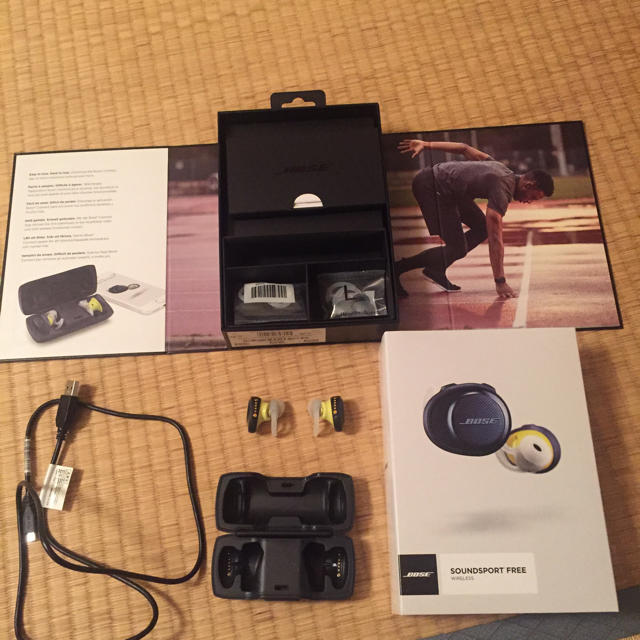 ヘッドフォン/イヤフォンBose SoundSport Free wireless