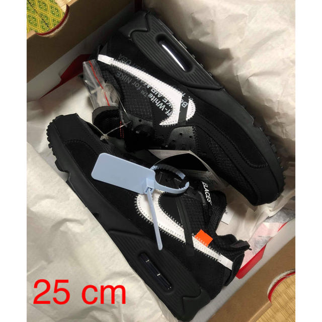 Airmax 90 off white blackスニーカー