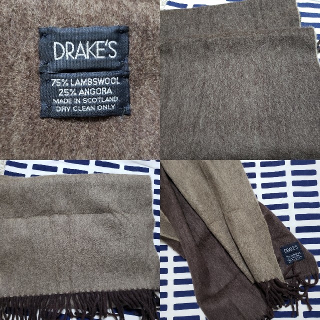 DRAKES(ドレイクス)の【専用】ドレイクスDrakes/リバーシブルマフラー ストール/スコットランド メンズのファッション小物(マフラー)の商品写真