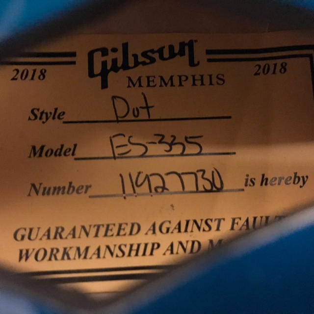 Gibson Memphis ES-335 DOT (Blues Burst)