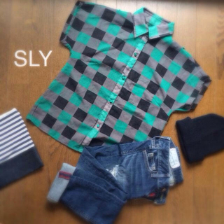 スライ(SLY)のSLY シースルートップス(Tシャツ(半袖/袖なし))