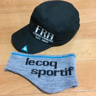 ルコックスポルティフ(le coq sportif)のkoppe様専用！ルコック キャップ & イヤーウォーマー(キャップ)