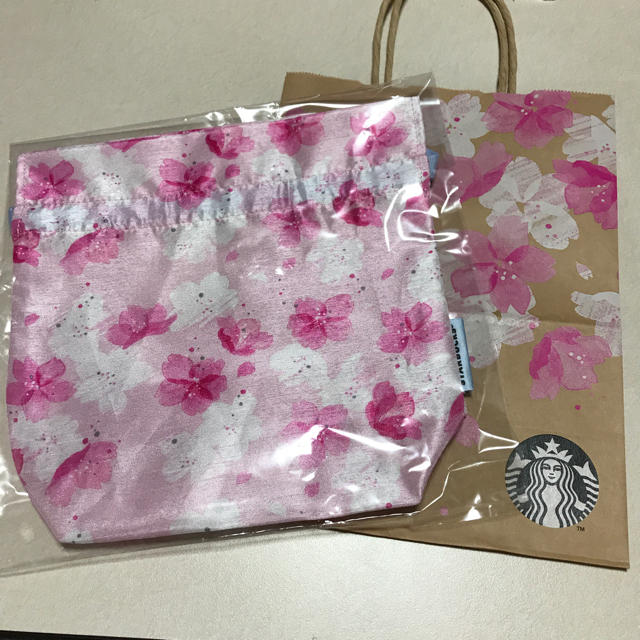 Starbucks Coffee(スターバックスコーヒー)のSAKURA 2019 To Go プリンバッグ エンタメ/ホビーのコレクション(ノベルティグッズ)の商品写真