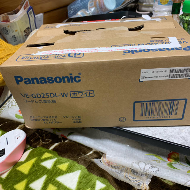 Panasonic(パナソニック)のパナソニック コードレス電話機 インテリア/住まい/日用品のオフィス用品(OA機器)の商品写真