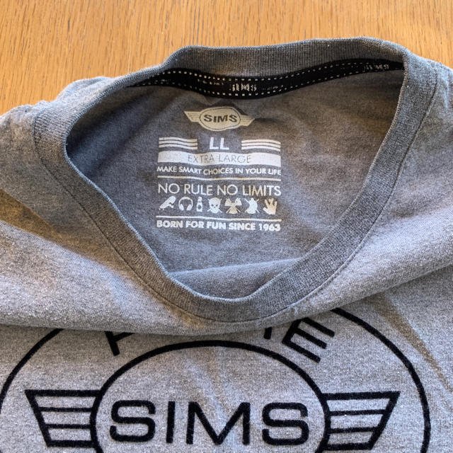 SIMS(シムス)のSIMS メンズ七分袖 LLサイズ メンズのトップス(Tシャツ/カットソー(七分/長袖))の商品写真