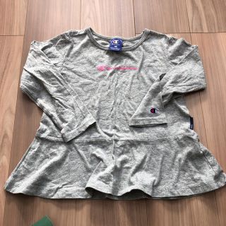 チャンピオン(Champion)のchampion チャンピオン earth コラボ ロングＴシャツ チュニック (Tシャツ/カットソー)