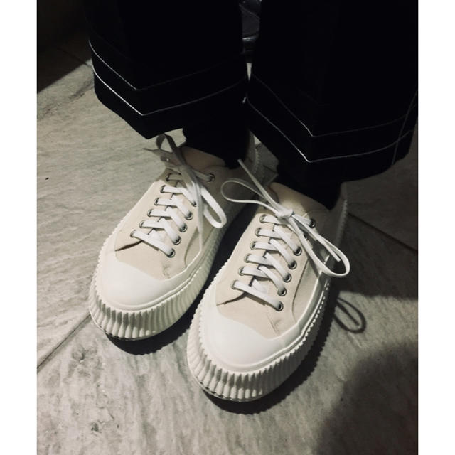 Jil Sander(ジルサンダー)の39 Jil sander プラットフォーム スニーカー メンズの靴/シューズ(スニーカー)の商品写真