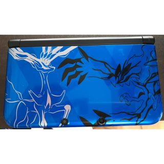 ニンテンドー3DS(ニンテンドー3DS)のニンテンドー3DS ポケットモンスターXイラスト本体 中古(携帯用ゲーム機本体)