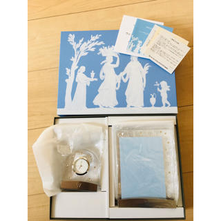 【送料無料！！】ＷＥＤＧＷＯＯＤ 時計と写真立て(*^^*)♪7344円時計定価