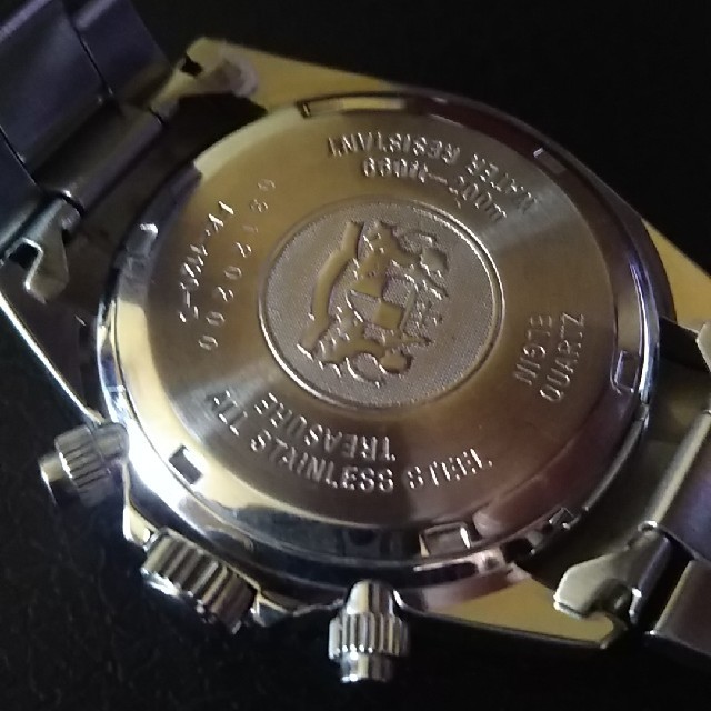 ELGIN(エルジン)のエルジン クロノグラフ silver 美品 メンズの時計(腕時計(アナログ))の商品写真