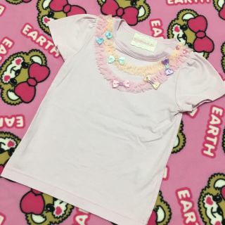 フェフェ(fafa)のパンパンチュチュ チュールリボントップ90(Tシャツ/カットソー)