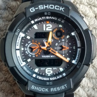ジーショック(G-SHOCK)のカシオ G-SHOCKスカイコックピット 電波ソーラー GW-3500BD完動品(腕時計(アナログ))