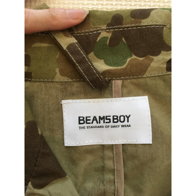 BEAMS BOY(ビームスボーイ)のbeamsboyの迷彩柄スプリングコート レディースのジャケット/アウター(スプリングコート)の商品写真