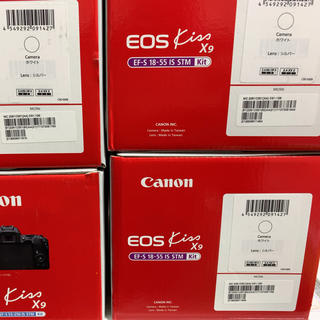 キヤノン(Canon)の二台canonEOSKissX9EF-S18-55ISSTM新品キャノン一眼レフ(デジタル一眼)