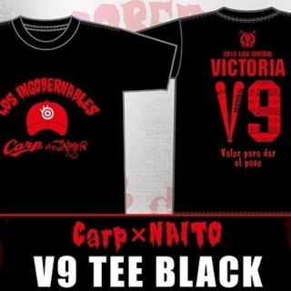 ヒロシマトウヨウカープ(広島東洋カープ)の新日本プロレス　広島東洋カープ　内藤哲也　V9 Tシャツ　新品　ロスインゴ(スポーツ選手)