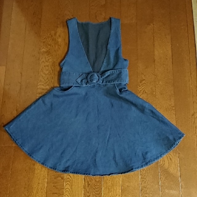 INGNI First(イングファースト)のINGNI first デニムワンピース 150 キッズ/ベビー/マタニティのキッズ服女の子用(90cm~)(ワンピース)の商品写真