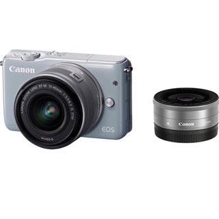 キヤノン(Canon)のCanon ミラーレス一眼カメラ EOS M10 ダブルレンズキット(グレー) (ミラーレス一眼)