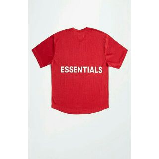 フィアオブゴッド(FEAR OF GOD)の新品 FOG Essentials Mesh Red T-Shirt(Tシャツ/カットソー(半袖/袖なし))