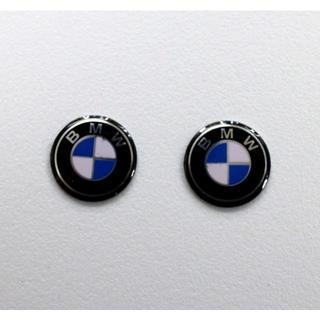 BMW 10mmエンブレム 2個セット送料無料 新品 リモコンキー(車内アクセサリ)