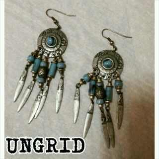 アングリッド(Ungrid)のUNGRID♡ネイティブストーンピアス(ピアス)