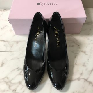 ダイアナ(DIANA)のDIANA 黒パンプス 23.5㎝(ハイヒール/パンプス)