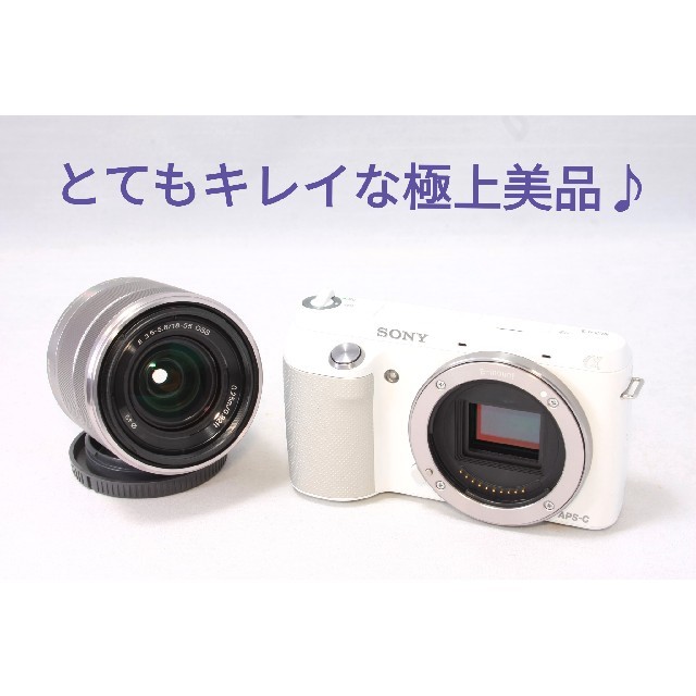 ◆Wi-Fi SD付き◆自撮りやフルHD動画に対応◆SONY α NEX F3 2