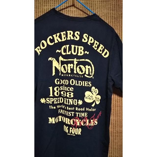 Norton(ノートン)のセット割引あり。Norton backprintもワイルドTシャツ メンズのトップス(Tシャツ/カットソー(半袖/袖なし))の商品写真