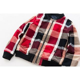 バーバリーブルーレーベル(BURBERRY BLUE LABEL)のタグ付き 銀座タワー限定 クレストブリッジ  リバーシブルma-1(ブルゾン)