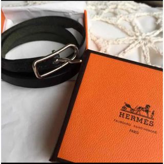 エルメス(Hermes)の美品✨エルメス♡レザーブレスレット(ブレスレット)