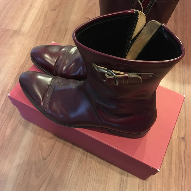 BUTTERO(ブッテロ)のバッカス BUCCHUS 赤茶 ブーツ サイズ41 メンズの靴/シューズ(ブーツ)の商品写真