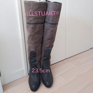ジルスチュアート(JILLSTUART)のJILLSTUART ジルスチュアート♡ニーハイブーツ 23.5cm(ブーツ)
