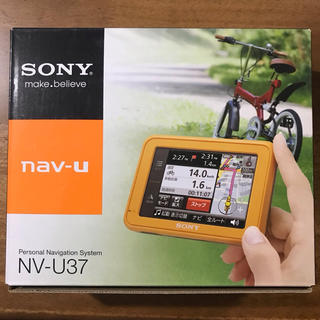 ソニー(SONY)のSONY nav-u 37 NV-U37 防水 ポータブルナビ(カーナビ/カーテレビ)