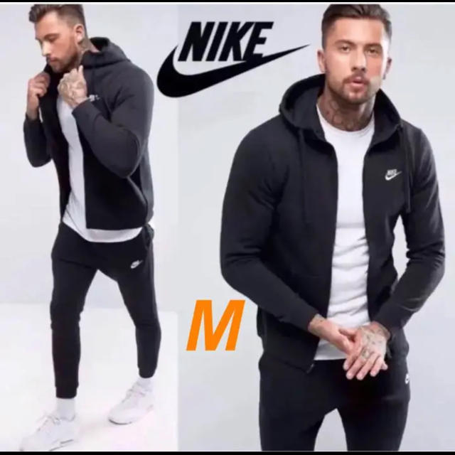 NIKE(ナイキ)のLサイズ！NIKE 上下セットアップ ブラック  サイズ☆ メンズのトップス(スウェット)の商品写真