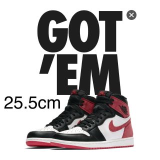 ナイキ(NIKE)のAir Jordan 1 TRACK RED(スニーカー)