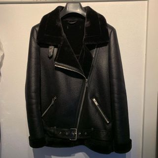 ザラ(ZARA)のZARA フェイクムートンジャケット M(ムートンコート)