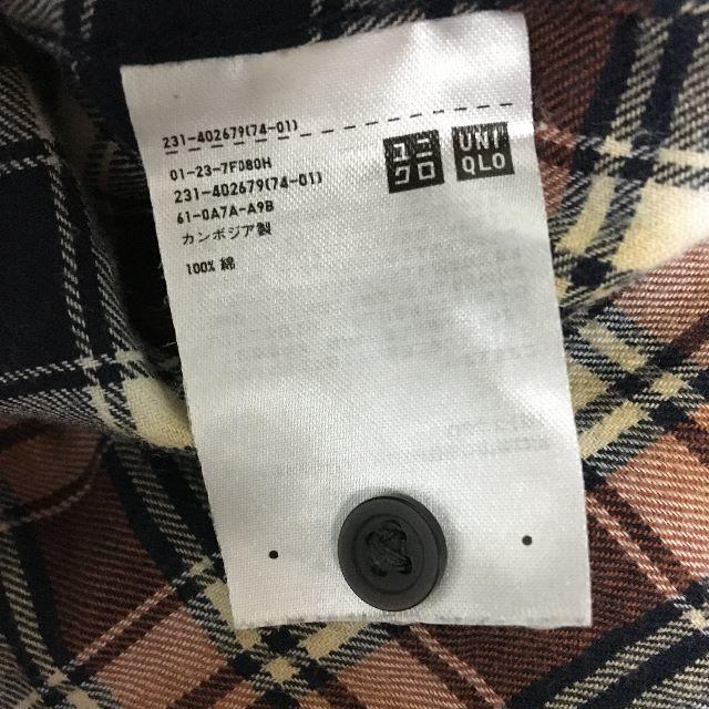 UNIQLO(ユニクロ)のUNIQLO ユニクロ フランネルチェックシャツ レディースのトップス(シャツ/ブラウス(長袖/七分))の商品写真