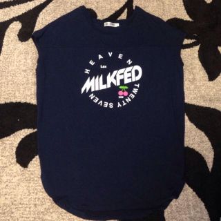 ミルクフェド(MILKFED.)のミルクフェド  Tシャツワンピース(ミニワンピース)